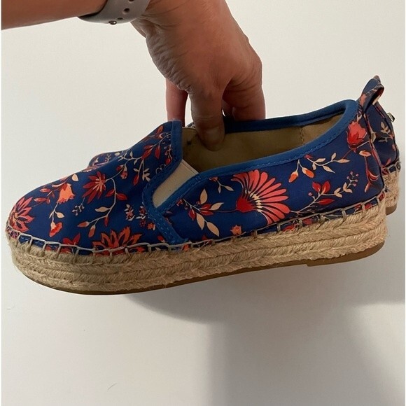 Sam Edelman‎ Carrin Blue Floral Slip-On Espadrilles Size 7.5 - Picture 11 of 12